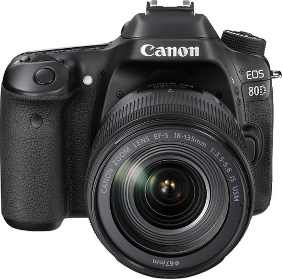Canon DSLR 80D with 18-135 Nano USM